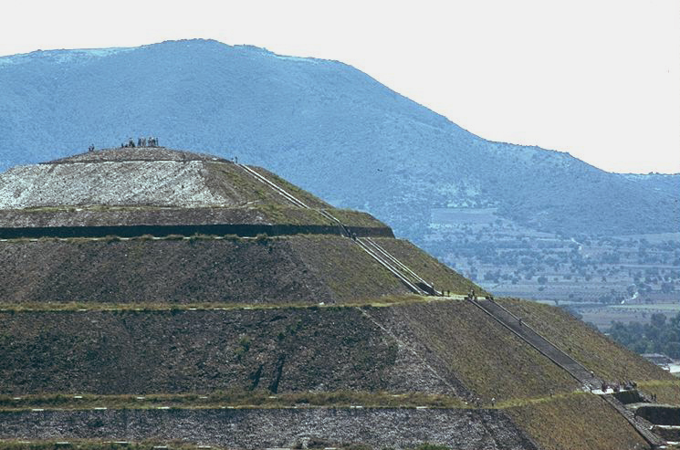 The Pyramid of the Sun at Teotihuacan. Photograph 